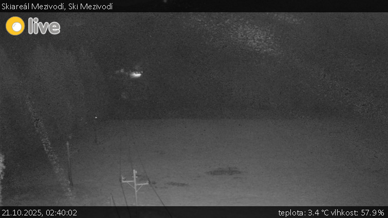 Skiareál Mezivodí - Ski Mezivodí - 21.10.2025 v 02:40 Skiareál Mezivodí - Ski Mezivodí - 21.10.2025 v 02:40