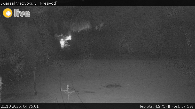 Skiareál Mezivodí - Ski Mezivodí - 21.10.2025 v 04:35 Skiareál Mezivodí - Ski Mezivodí - 21.10.2025 v 04:35