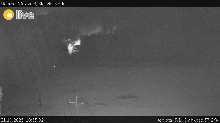 Skiareál Mezivodí - Ski Mezivodí - 21.10.2025 v 18:55 Skiareál Mezivodí - Ski Mezivodí - 21.10.2025 v 18:55