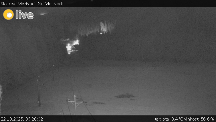 Skiareál Mezivodí - Ski Mezivodí - 22.10.2025 v 06:20 Skiareál Mezivodí - Ski Mezivodí - 22.10.2025 v 06:20