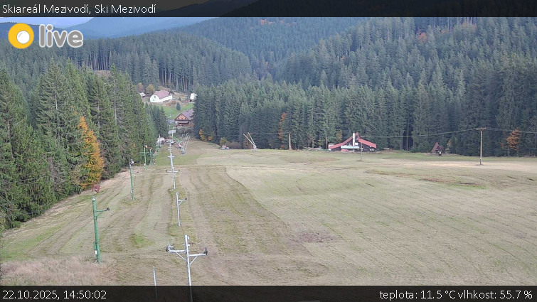 Skiareál Mezivodí - Ski Mezivodí - 22.10.2025 v 14:50 Skiareál Mezivodí - Ski Mezivodí - 22.10.2025 v 14:50