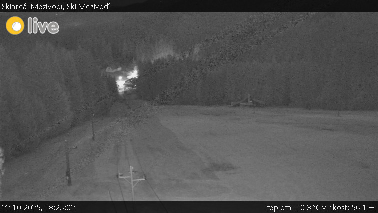 Skiareál Mezivodí - Ski Mezivodí - 22.10.2025 v 18:25 Skiareál Mezivodí - Ski Mezivodí - 22.10.2025 v 18:25