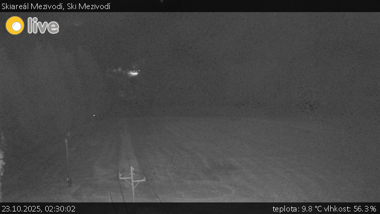 Skiareál Mezivodí - Ski Mezivodí - 23.10.2025 v 02:30 Skiareál Mezivodí - Ski Mezivodí - 23.10.2025 v 02:30