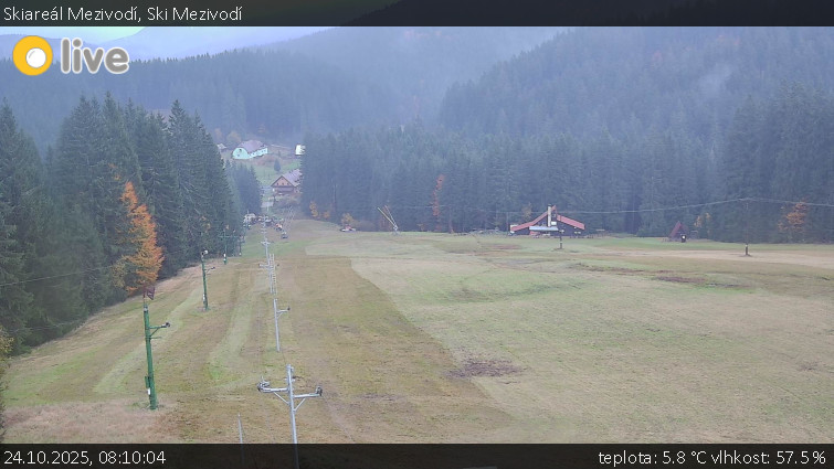 Skiareál Mezivodí - Ski Mezivodí - 24.10.2025 v 08:10 Skiareál Mezivodí - Ski Mezivodí - 24.10.2025 v 08:10