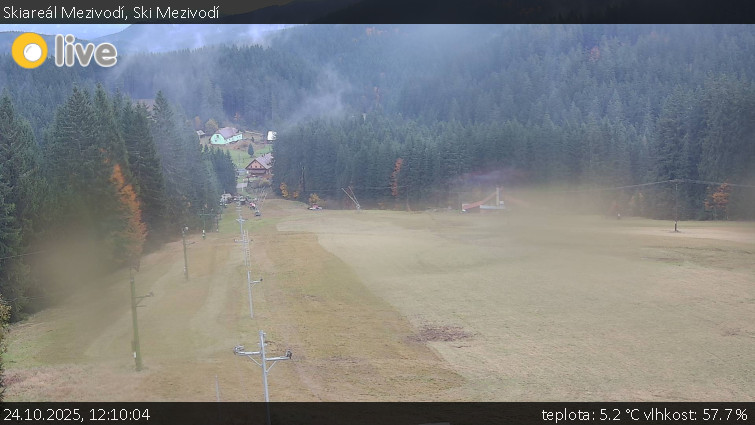 Skiareál Mezivodí - Ski Mezivodí - 24.10.2025 v 12:10 Skiareál Mezivodí - Ski Mezivodí - 24.10.2025 v 12:10