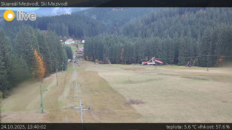 Skiareál Mezivodí - Ski Mezivodí - 24.10.2025 v 13:40 Skiareál Mezivodí - Ski Mezivodí - 24.10.2025 v 13:40