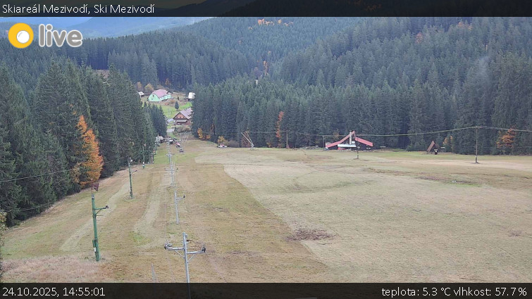 Skiareál Mezivodí - Ski Mezivodí - 24.10.2025 v 14:55 Skiareál Mezivodí - Ski Mezivodí - 24.10.2025 v 14:55