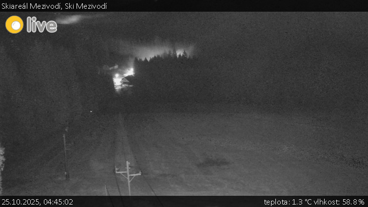 Skiareál Mezivodí - Ski Mezivodí  - 25.10.2025 v 04:45 Skiareál Mezivodí - Ski Mezivodí  - 25.10.2025 v 04:45