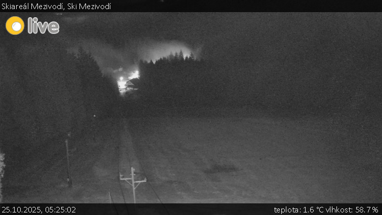 Skiareál Mezivodí - Ski Mezivodí  - 25.10.2025 v 05:25 Skiareál Mezivodí - Ski Mezivodí  - 25.10.2025 v 05:25