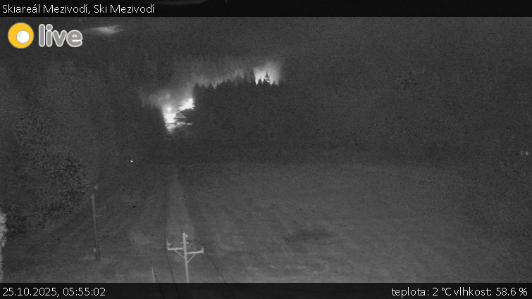 Skiareál Mezivodí - Ski Mezivodí  - 25.10.2025 v 05:55 Skiareál Mezivodí - Ski Mezivodí  - 25.10.2025 v 05:55