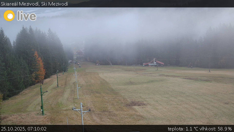 Skiareál Mezivodí - Ski Mezivodí  - 25.10.2025 v 07:10 Skiareál Mezivodí - Ski Mezivodí  - 25.10.2025 v 07:10