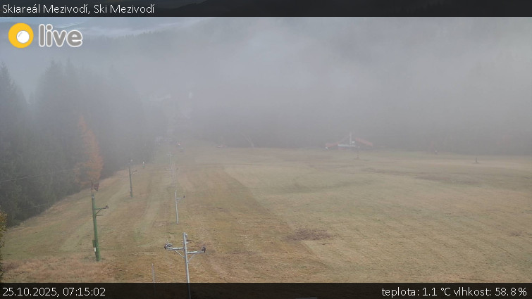 Skiareál Mezivodí - Ski Mezivodí  - 25.10.2025 v 07:15 Skiareál Mezivodí - Ski Mezivodí  - 25.10.2025 v 07:15
