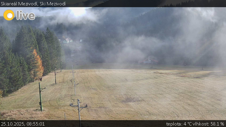 Skiareál Mezivodí - Ski Mezivodí  - 25.10.2025 v 08:55 Skiareál Mezivodí - Ski Mezivodí  - 25.10.2025 v 08:55