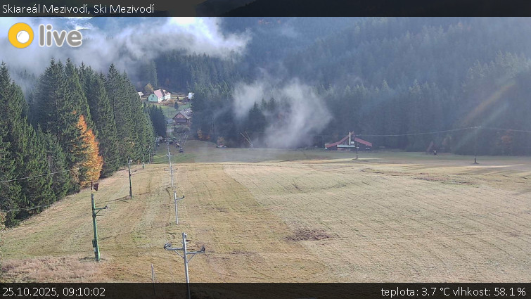 Skiareál Mezivodí - Ski Mezivodí  - 25.10.2025 v 09:10 Skiareál Mezivodí - Ski Mezivodí  - 25.10.2025 v 09:10