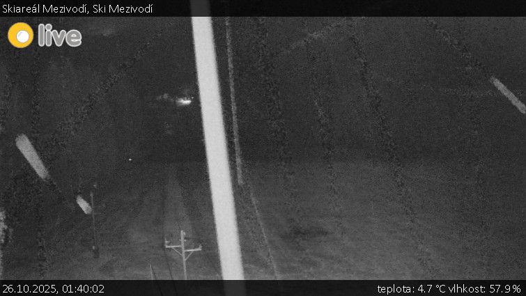 Skiareál Mezivodí - Ski Mezivodí  - 26.10.2025 v 01:40 Skiareál Mezivodí - Ski Mezivodí  - 26.10.2025 v 01:40
