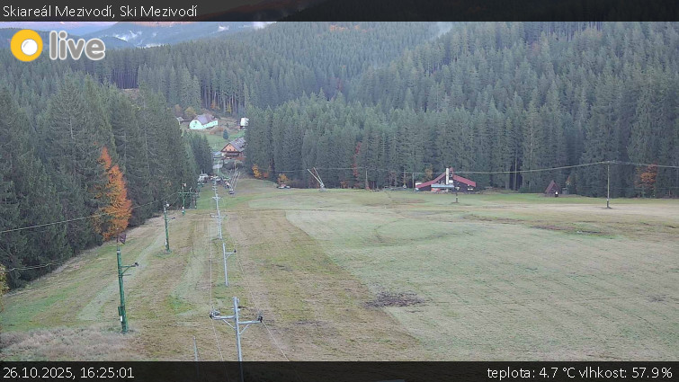 Skiareál Mezivodí - Ski Mezivodí  - 26.10.2025 v 16:25 Skiareál Mezivodí - Ski Mezivodí  - 26.10.2025 v 16:25