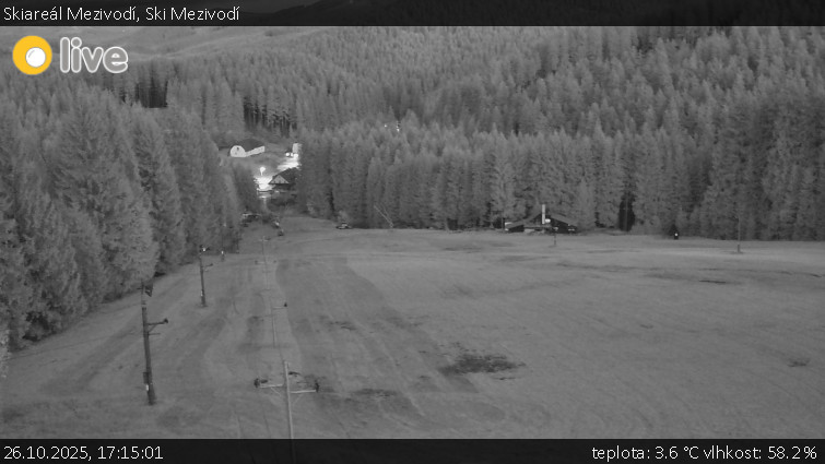 Skiareál Mezivodí - Ski Mezivodí  - 26.10.2025 v 17:15 Skiareál Mezivodí - Ski Mezivodí  - 26.10.2025 v 17:15