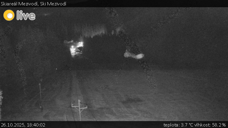 Skiareál Mezivodí - Ski Mezivodí  - 26.10.2025 v 18:40 Skiareál Mezivodí - Ski Mezivodí  - 26.10.2025 v 18:40