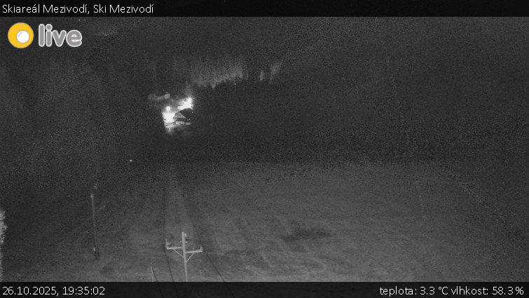 Skiareál Mezivodí - Ski Mezivodí  - 26.10.2025 v 19:35 Skiareál Mezivodí - Ski Mezivodí  - 26.10.2025 v 19:35