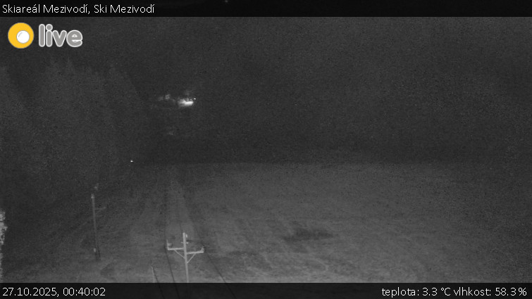 Skiareál Mezivodí - Ski Mezivodí  - 27.10.2025 v 00:40 Skiareál Mezivodí - Ski Mezivodí  - 27.10.2025 v 00:40