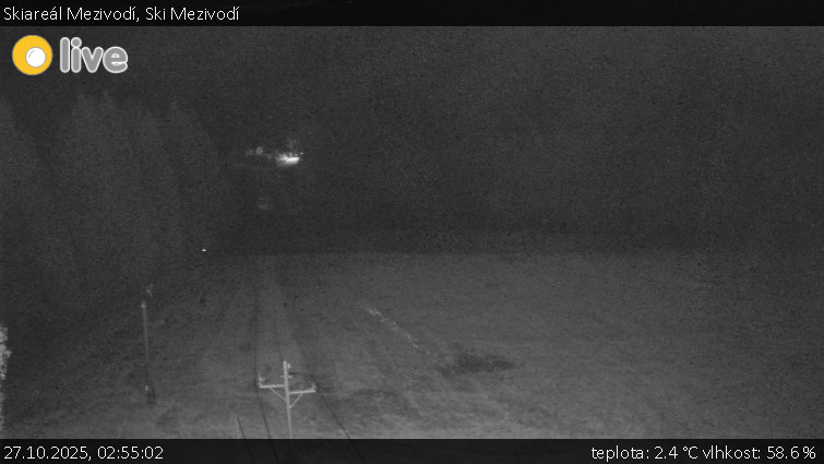 Skiareál Mezivodí - Ski Mezivodí  - 27.10.2025 v 02:55 Skiareál Mezivodí - Ski Mezivodí  - 27.10.2025 v 02:55