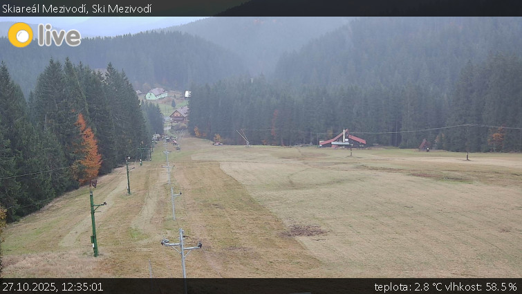 Skiareál Mezivodí - Ski Mezivodí  - 27.10.2025 v 12:35 Skiareál Mezivodí - Ski Mezivodí  - 27.10.2025 v 12:35
