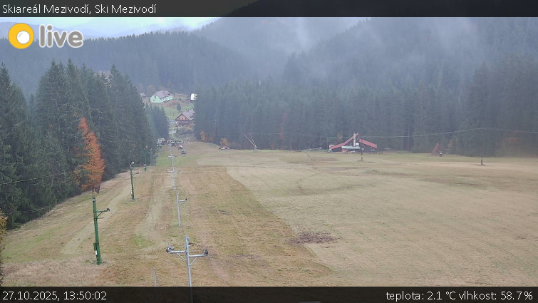 Skiareál Mezivodí - Ski Mezivodí  - 27.10.2025 v 13:50 Skiareál Mezivodí - Ski Mezivodí  - 27.10.2025 v 13:50
