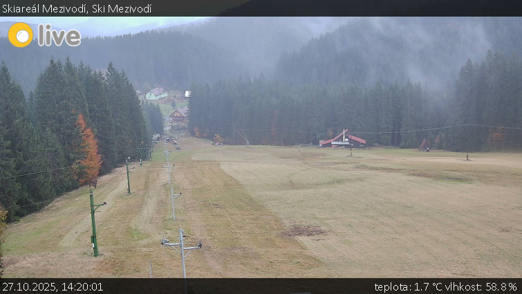 Skiareál Mezivodí - Ski Mezivodí  - 27.10.2025 v 14:20 Skiareál Mezivodí - Ski Mezivodí  - 27.10.2025 v 14:20