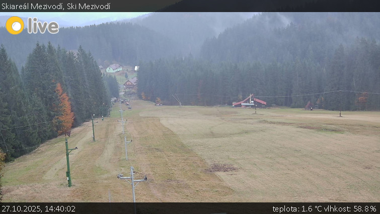 Skiareál Mezivodí - Ski Mezivodí  - 27.10.2025 v 14:40 Skiareál Mezivodí - Ski Mezivodí  - 27.10.2025 v 14:40