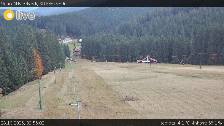 Skiareál Mezivodí - Ski Mezivodí  - 28.10.2025 v 09:55 Skiareál Mezivodí - Ski Mezivodí  - 28.10.2025 v 09:55
