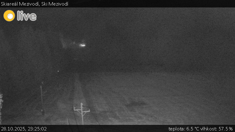 Skiareál Mezivodí - Ski Mezivodí  - 28.10.2025 v 23:25 Skiareál Mezivodí - Ski Mezivodí  - 28.10.2025 v 23:25