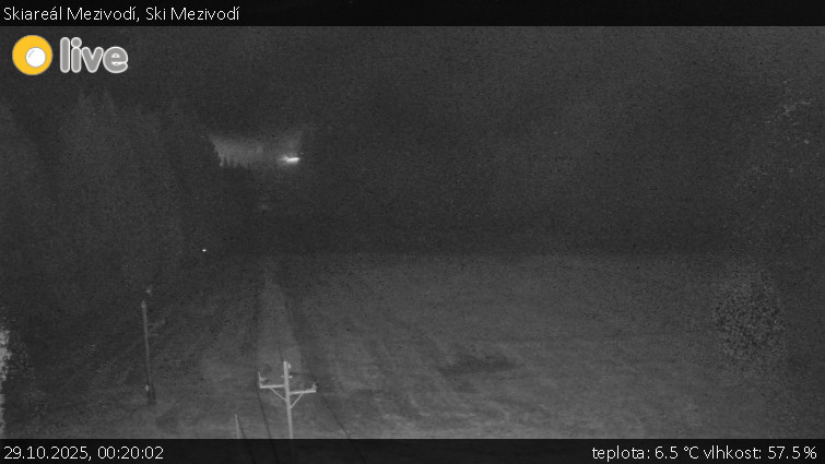 Skiareál Mezivodí - Ski Mezivodí  - 29.10.2025 v 00:20 Skiareál Mezivodí - Ski Mezivodí  - 29.10.2025 v 00:20