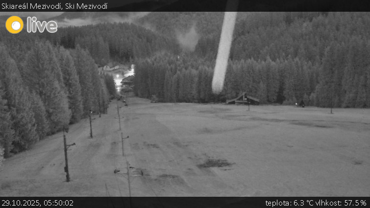 Skiareál Mezivodí - Ski Mezivodí  - 29.10.2025 v 05:50 Skiareál Mezivodí - Ski Mezivodí  - 29.10.2025 v 05:50