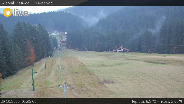Skiareál Mezivodí - Ski Mezivodí  - 29.10.2025 v 06:35 Skiareál Mezivodí - Ski Mezivodí  - 29.10.2025 v 06:35