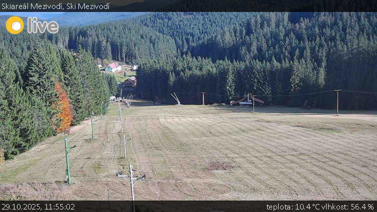 Skiareál Mezivodí - Ski Mezivodí  - 29.10.2025 v 11:55 Skiareál Mezivodí - Ski Mezivodí  - 29.10.2025 v 11:55