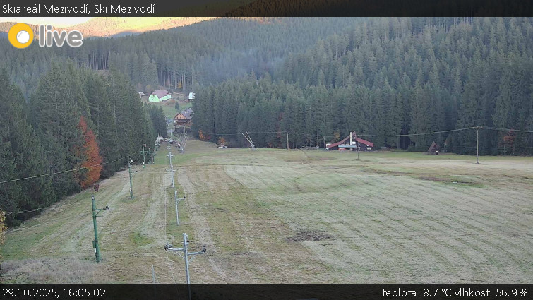 Skiareál Mezivodí - Ski Mezivodí  - 29.10.2025 v 16:05 Skiareál Mezivodí - Ski Mezivodí  - 29.10.2025 v 16:05