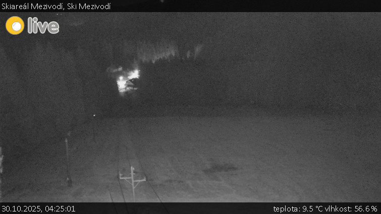 Skiareál Mezivodí - Ski Mezivodí  - 30.10.2025 v 04:25 Skiareál Mezivodí - Ski Mezivodí  - 30.10.2025 v 04:25