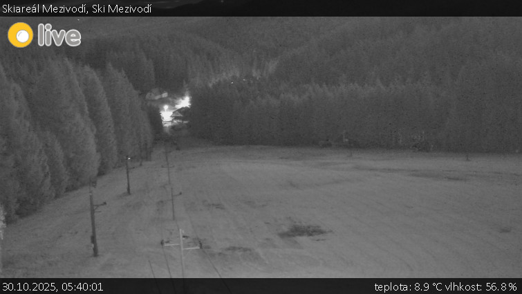 Skiareál Mezivodí - Ski Mezivodí  - 30.10.2025 v 05:40 Skiareál Mezivodí - Ski Mezivodí  - 30.10.2025 v 05:40