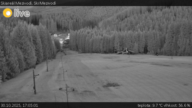 Skiareál Mezivodí - Ski Mezivodí  - 30.10.2025 v 17:05 Skiareál Mezivodí - Ski Mezivodí  - 30.10.2025 v 17:05