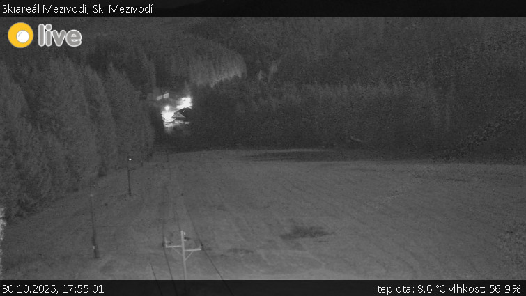 Skiareál Mezivodí - Ski Mezivodí  - 30.10.2025 v 17:55 Skiareál Mezivodí - Ski Mezivodí  - 30.10.2025 v 17:55