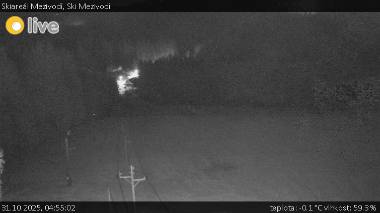 Skiareál Mezivodí - Ski Mezivodí  - 31.10.2025 v 04:55 Skiareál Mezivodí - Ski Mezivodí  - 31.10.2025 v 04:55