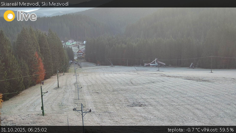 Skiareál Mezivodí - Ski Mezivodí  - 31.10.2025 v 06:25 Skiareál Mezivodí - Ski Mezivodí  - 31.10.2025 v 06:25