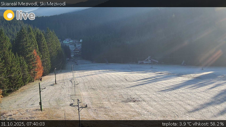 Skiareál Mezivodí - Ski Mezivodí  - 31.10.2025 v 07:40 Skiareál Mezivodí - Ski Mezivodí  - 31.10.2025 v 07:40