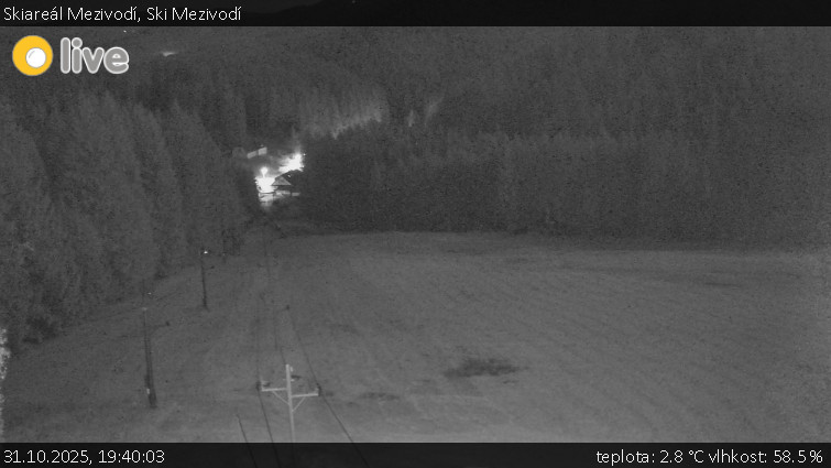 Skiareál Mezivodí - Ski Mezivodí  - 31.10.2025 v 19:40 Skiareál Mezivodí - Ski Mezivodí  - 31.10.2025 v 19:40
