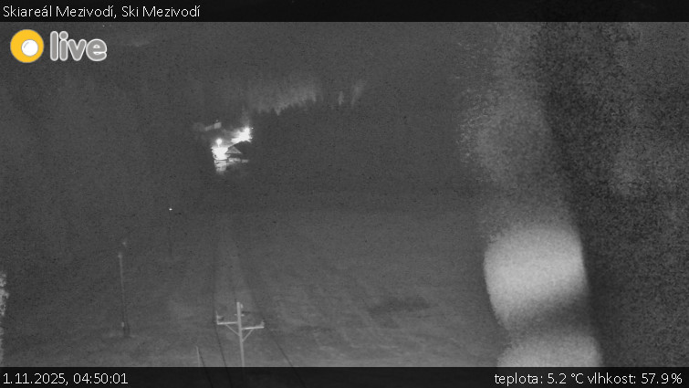 Skiareál Mezivodí - Ski Mezivodí  - 1.11.2025 v 04:50 Skiareál Mezivodí - Ski Mezivodí  - 1.11.2025 v 04:50