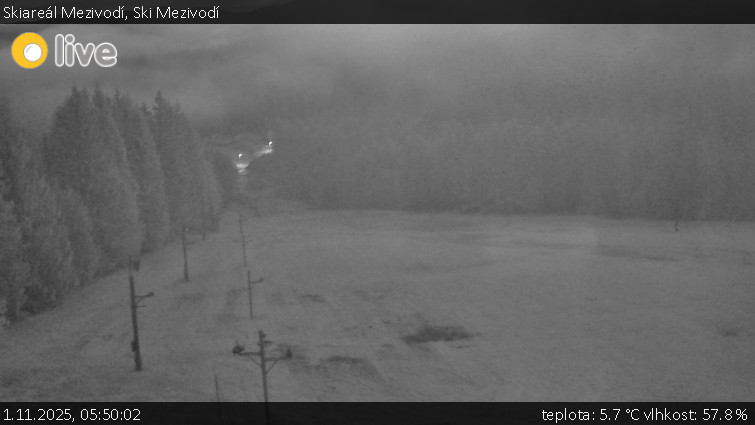 Skiareál Mezivodí - Ski Mezivodí  - 1.11.2025 v 05:50 Skiareál Mezivodí - Ski Mezivodí  - 1.11.2025 v 05:50