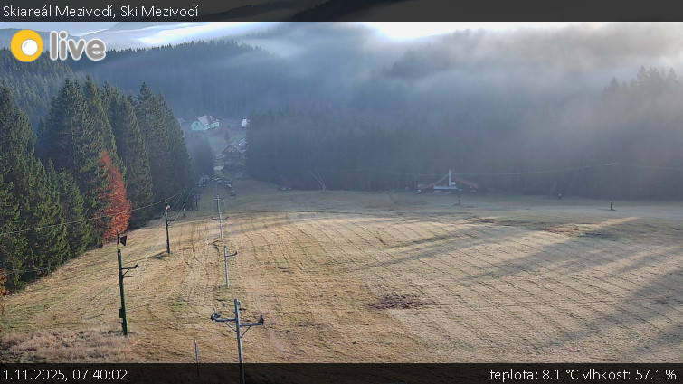 Skiareál Mezivodí - Ski Mezivodí  - 1.11.2025 v 07:40 Skiareál Mezivodí - Ski Mezivodí  - 1.11.2025 v 07:40