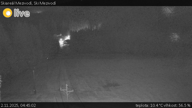 Skiareál Mezivodí - Ski Mezivodí - 2.11.2025 v 04:45 Skiareál Mezivodí - Ski Mezivodí - 2.11.2025 v 04:45