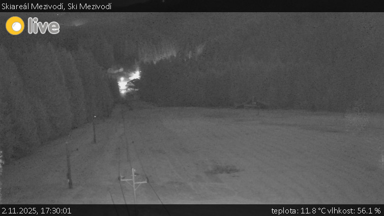 Skiareál Mezivodí - Ski Mezivodí - 2.11.2025 v 17:30 Skiareál Mezivodí - Ski Mezivodí - 2.11.2025 v 17:30