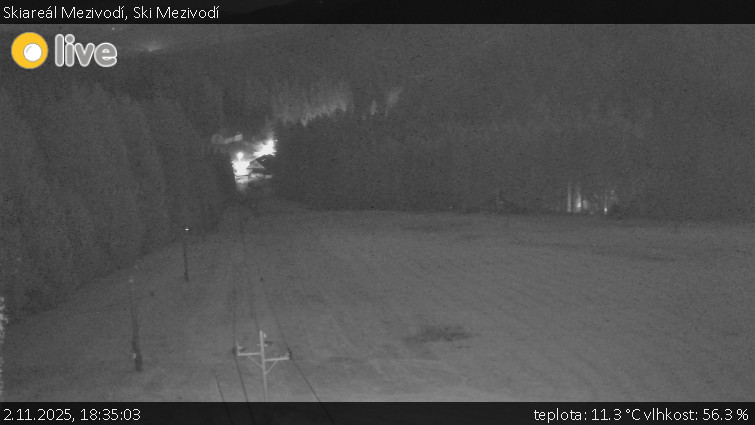 Skiareál Mezivodí - Ski Mezivodí - 2.11.2025 v 18:35 Skiareál Mezivodí - Ski Mezivodí - 2.11.2025 v 18:35